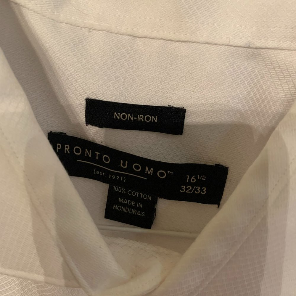 Men's Non-Iron White Dress Shirt